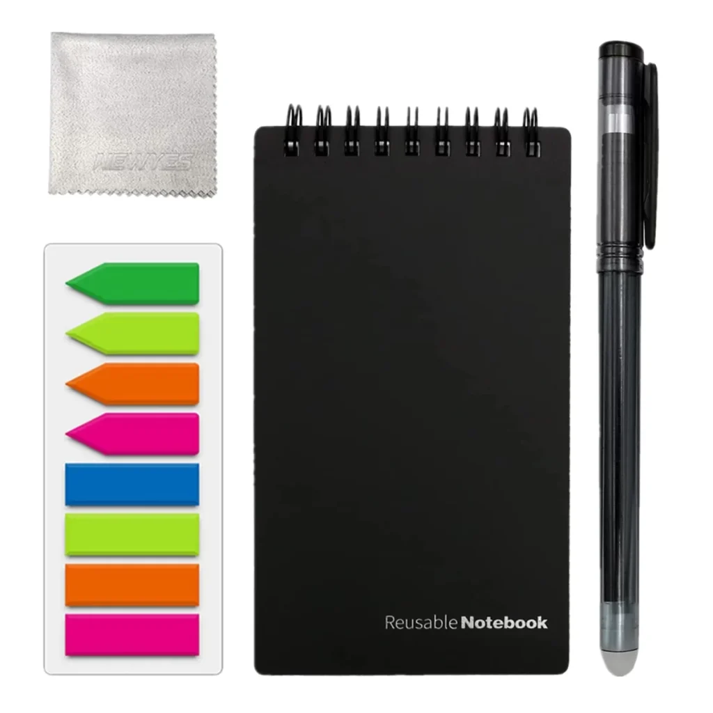 Caderno Inteligente Reutilizável, Smart Mini Erasable Notebook